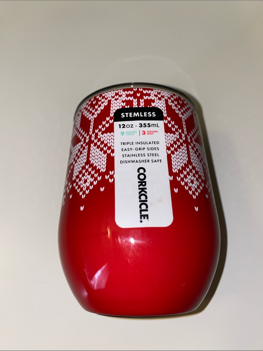 CORKCICLE Stemless Wine Tumbler